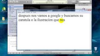 COMO PONER CARATULAS EN ITUNES [upl. by Doy]