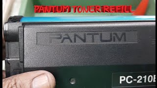 HOW TO PANTUM TONER REFILL PANTUM PRINTER CARTRIDGE REFILLING PANTUMTONERREFILL [upl. by Allebram]