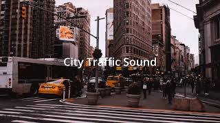 City Traffic Sound Effect with horns and people [upl. by Hester]