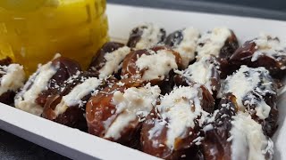 Stuffed Dates  Stuffed Khajoor Recipe  Iftar Special Khajoor  Healthy Dates  Ramadan recipe [upl. by Hanaj426]