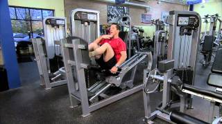 Life Fitness Pro2 Seated Leg Press Instructions [upl. by Darian472]