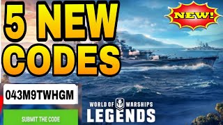 🔥 WoW Legends Codes  World of Warships Legends Gift Codes  World of Warships Redeem Codes [upl. by Zosi22]