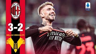 What a Comeback  AC Milan 32 Hellas Verona  Highlights Serie A [upl. by Sissel530]