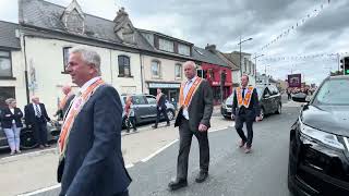 Mourne District twelfth evening parade Kilkeel 12th July 2024 [upl. by Ynnig820]