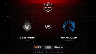 G2 vs Liquid inferno ELEAGUE Major Boston 2018 [upl. by Itsuj]