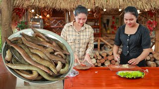 Have you ever cook ocean eel fish in this way  Ocean eel fish stir fry tamarind sauce recipe [upl. by Woodberry]