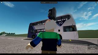 UpdateRoblox Canterbury and district bus simulator Route 20 [upl. by Yoc]