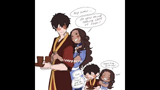 Zuko and Katara Fan Comics AI Dub [upl. by Garrick870]