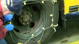 Bus Tire Chain Installation [upl. by Anehs823]