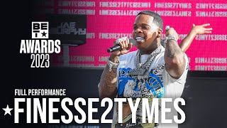 Finesse2Tymes Gets The PreShow Crowd Hyped With His Performance Of quotBack Endquot  BET Awards 23 [upl. by Yznil]