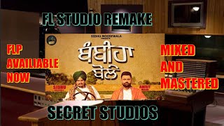 Bambiha Bole Fl Studio  Punjabi song Free Flp  Secret Studios [upl. by Jaret171]