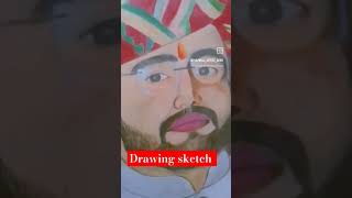 Drawing sketch pencil  drawing easy step by step  How to a draw face [upl. by Ahsiemac353]