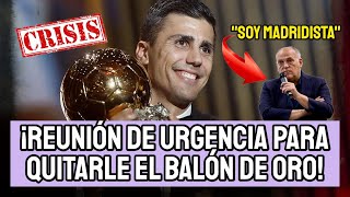 ÚLTIMA HORA UEFA Y FRANCE FOOTBALL MEDITAN QUITARLE BALÓN DE ORO A RODRI POR UN TEMA DE FAIR PLAY [upl. by Falcone]