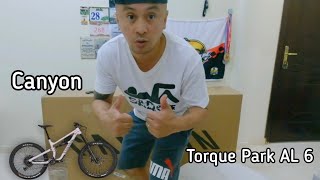 Canyon Torque Park Al 6 275 Medium size  UNBOXING  Bike Check  New Bike  Christmas Gift [upl. by Viglione]