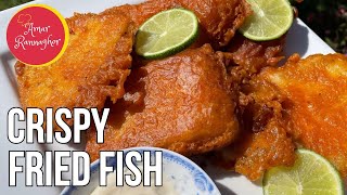 Crispy Fried Fish Recipe  Easy Battered Fish Recipe  Super Crispy Fried Fish [upl. by Ravel893]