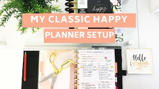 My Classic Happy Planner Setup updated [upl. by Aanas]