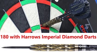 180 With New Harrows Imperial Diamond Darts shorts [upl. by Aitsirhc]