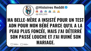 Ma BelleMère a Insisté Pour Un Test ADN Pour Mon Bébé Parce Quil a La Peau Plus Foncée [upl. by Bax]