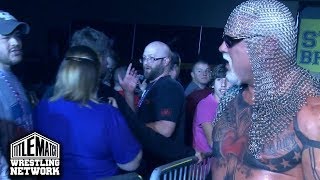 Scott Steiner shoots on a fan in the crowd [upl. by Bunny]