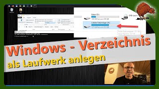 Windows  Verzeichnis als Laufwerk anlegen [upl. by Cott]