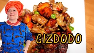 Oyinbo Cooking Gizdodo Nigerian starter of Chicken Gizzards and Plantain [upl. by Ploch]