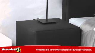 Wasserbett Nachttischset  Wasserbett XL [upl. by Ecreip]