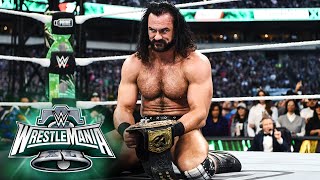 Drew McIntyre wins the World Heavyweight Title at WrestleMania XL WrestleMania XL Sunday highlights [upl. by Seem]