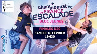 Finales U20 Championnat de France Jeunes dEscalade de Bloc 2023  Sartilly [upl. by Srevart]