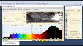 Spectrometer Spectrumanalyzer Software Theremino [upl. by Eanom192]