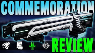 NEW Deep Stone Crypt Raid LMG Has An INSANE Perk  Commemoration Review  Destiny 2 Beyond Light [upl. by Vastha]