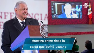 quotLos que se juntan con el diablo les va malquot AMLO exhibe en la mañanera caída de Gilberto Lozanoquot [upl. by Devehcoy]