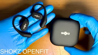 SHOKZ OPENFIT  BONE CONDUCTION TECH  UNBOXING [upl. by Elga]