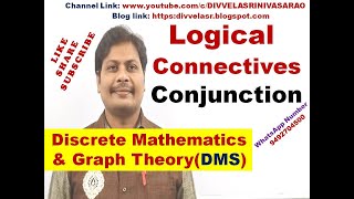 Conjunction  Logical Connectives  Discrete Mathematics and Graph Theory  DMS  MFCS  DMGT [upl. by Demeter557]