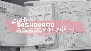 🥰 Weekly DASHBOARD  1st Week in A6 Common Planner  Ideas for 2024 Planning System [upl. by Asia286]