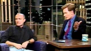 PHIL COLLINS INTERVIEW ON CONAN O BRIEN [upl. by Goar878]