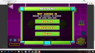 Crear cuenta de Geometry Dash sin Gmail [upl. by Obocaj]