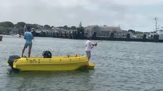 Whaly 455R Fishing Nantucket  Whaly Boats New England [upl. by Sadirah872]