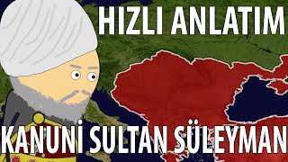 Kanuni Sultan Süleymanın Hayatı  Hızlandırılmış Tarih [upl. by Eijneb]