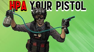 Airsoft For Beginners  How To HPA Your Pistol [upl. by Nylrats]