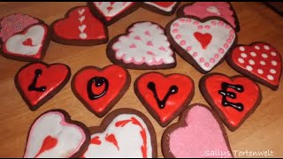 Nutellakekse  Valentinstagskekse  Sallys Welt [upl. by Campagna241]