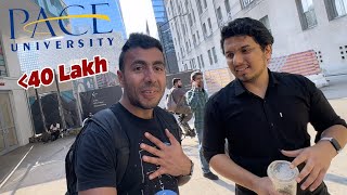 Budget NYC University A Day with PACE University Student Ft Darsh [upl. by Cadman]