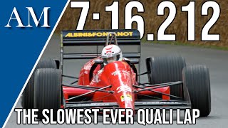 F1s SLOWEST Qualifying Lap The Story of the Life L190 at the San Marino Grand Prix [upl. by Jowett]