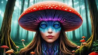 Psytrance  Mushroom Trip  Trippy Animation 🍄 Psychedelic Trance mix 2024 AI Graphic Visuals [upl. by Erbes]