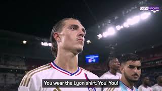 Ultras slam Lyon players after loss to PSG [upl. by Airlia]