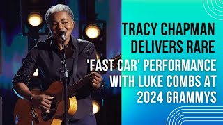 Tracy Chapman Delivers Rare Fast Car Performance with Luke Combs at 2024 Grammys LukeCombs [upl. by Platus]