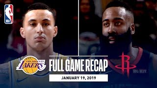 Full Game Recap Lakers vs Rockets  Harden amp Gordon Lead HOU In OT Thriller [upl. by Couture480]