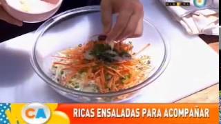 Ricas ensaladas para acompañar [upl. by Freed487]