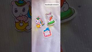 Homemade kawaii stickers craftideas satisfying shorts [upl. by Berkley132]