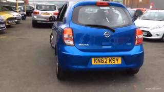 NISSAN MICRA ACENTA BLUE 2012 [upl. by Nylimaj]