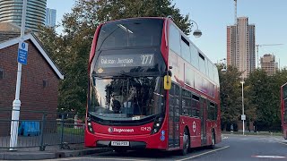 FRV Stagecoach London Route 277 Crossharbour  Dalston Junction E400 MMC Hybrid 12425 YY66 PXV [upl. by Adehsor]